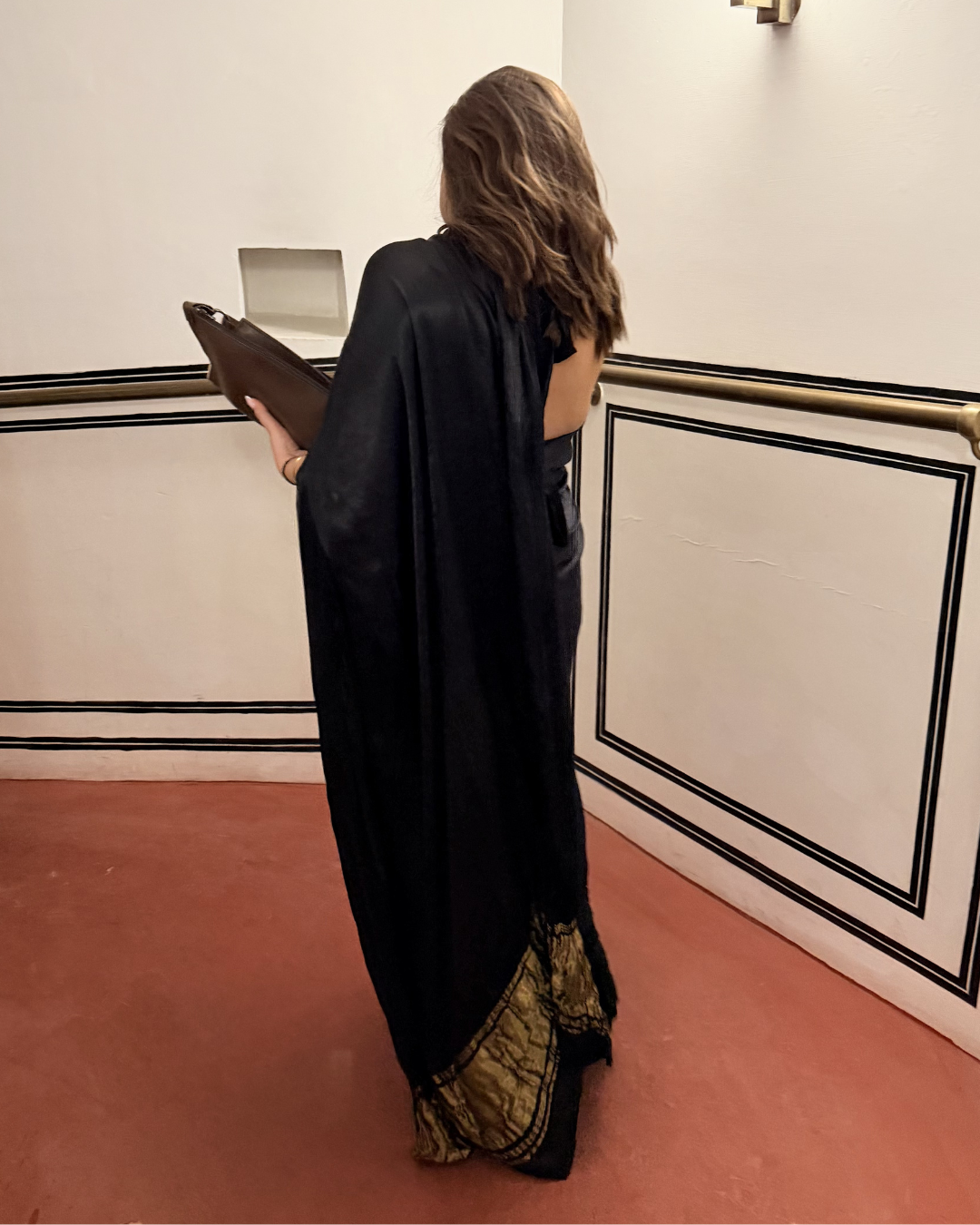 Plain Pure Modal Silk Saree with Lagdi Patta