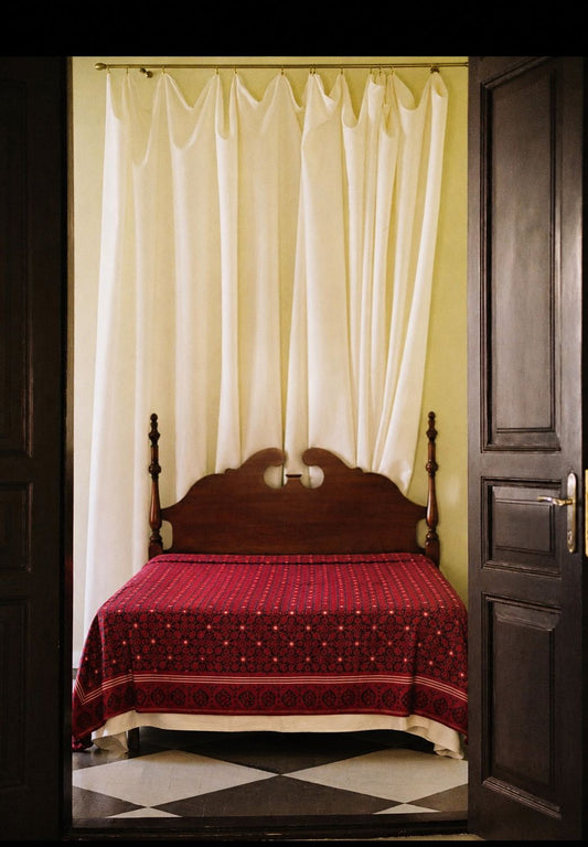 Ajrakh Pure Cotton Bedsheet