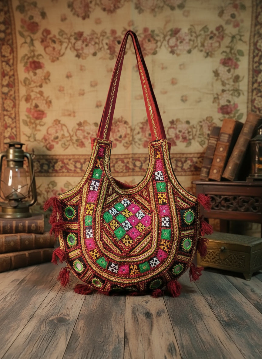 Kutchi Multicolored Shoulder Bag