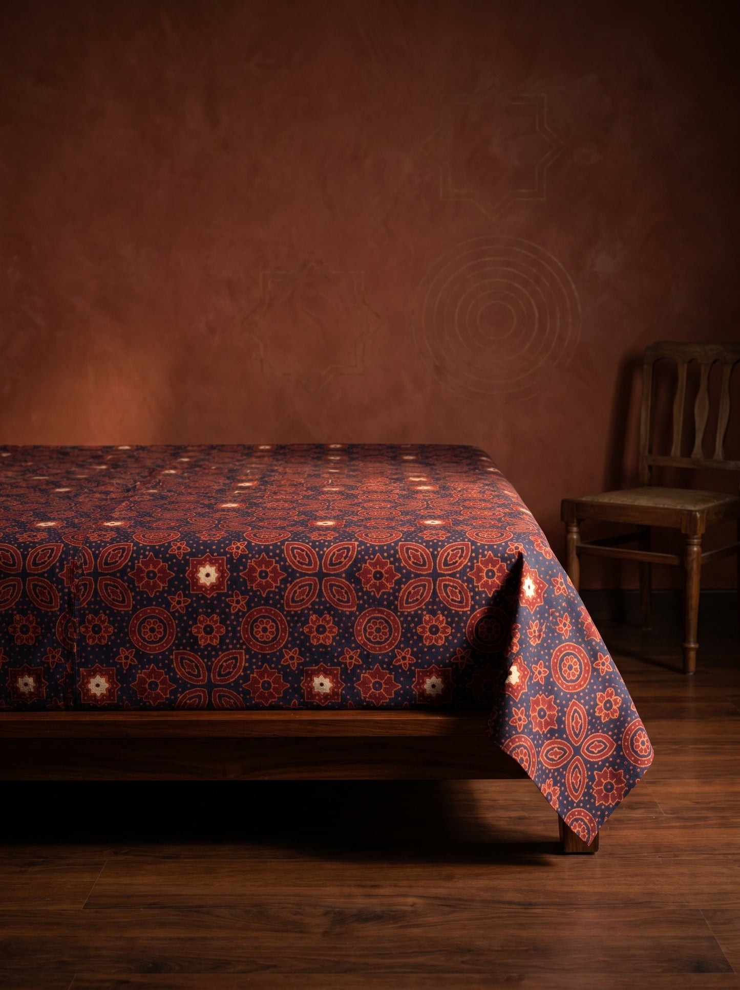 Ajrakh Bedsheet