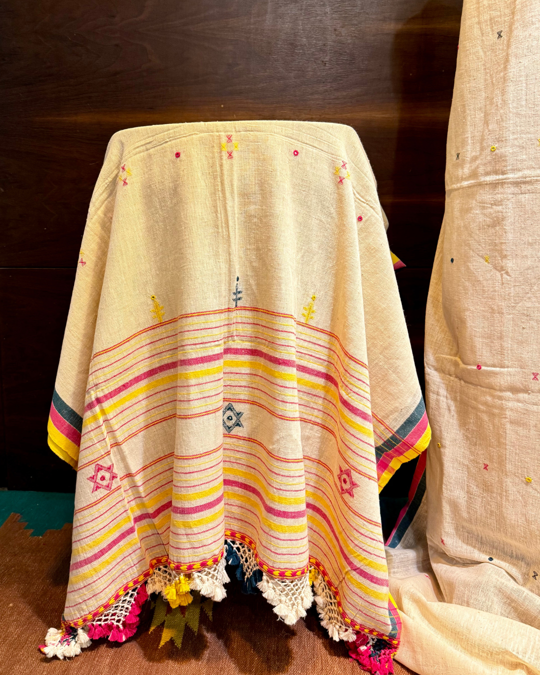 Kala Cotton Unstitched Dress Material Set