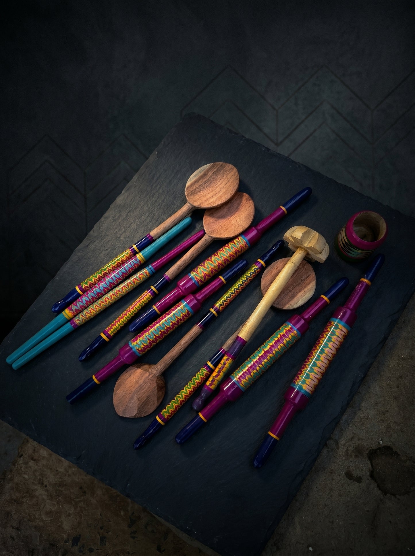 Hand Lacquered Spoons
